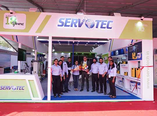 Servotech Team at India Solar & EV Expo