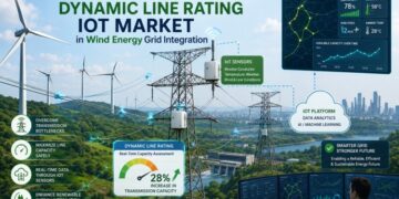 Overcoming Transmission Bottlenecks The Role of the Dynamic Line Rating IoT Market in Wind Energy Grid Integration